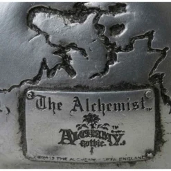 Decoration - ALCHEMY GOTHIC - Metalised Alchemist Skull -Figures Sales Store 96072 3