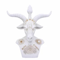 Decoration (bust) Baphomet - White