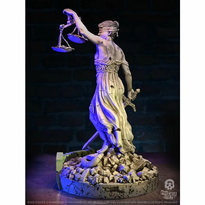 Figure Metallica - Rock Icons On Tour Statue Lady Justice - KNUCKLEBONZ 5 Figure Metallica - Rock Icons On Tour Statue Lady Justice - KNUCKLEBONZ - Image 3