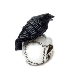 Decoration ALCHEMY GOTHIC - Raven Skull -Figures Sales Store raven skull miniture