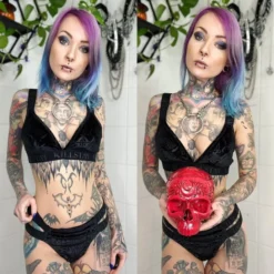 Decoration KILLSTAR - Spirit Board Resin Skull - BLOOD -Figures Sales Store spirit board resin skull003