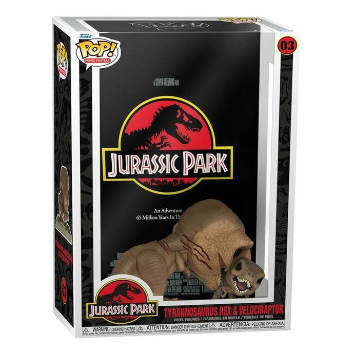 Figures Jurassic Park - POP! Tyrannosaurus Rex & Velociraptor 4 Figures Jurassic Park - POP! Tyrannosaurus Rex & Velociraptor - Image 2
