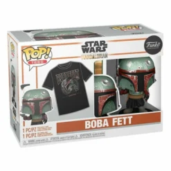 Set (figure+t-shirt) Star Wars - The Mandalorian POP! - Boba Fett -Figures Sales Store x fk63388 d