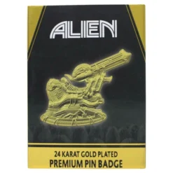 Decoration Alien - XL Premium Pin Badge - Gold Plated -Figures Sales Store x fntk fox al138 c