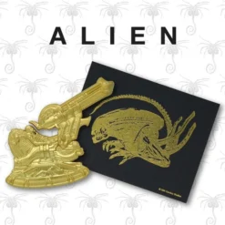 Decoration Alien - XL Premium Pin Badge - Gold Plated -Figures Sales Store x fntk fox al138 e