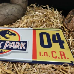Sign Jurassic Park - Replica 1/1 Dennis Nedry License Plate -Figures Sales Store x fntk jp 131 c