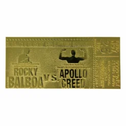Decoration Rocky II - Replica Superfight II Ticket - Gold Plated
