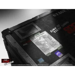 Decoration Scorpions - Rock Iconz On Tour World Tour 1984 Road Case Statue + Stage Backdrop - KNUCKLEBONZ -Figures Sales Store x kbscorpcase100 e