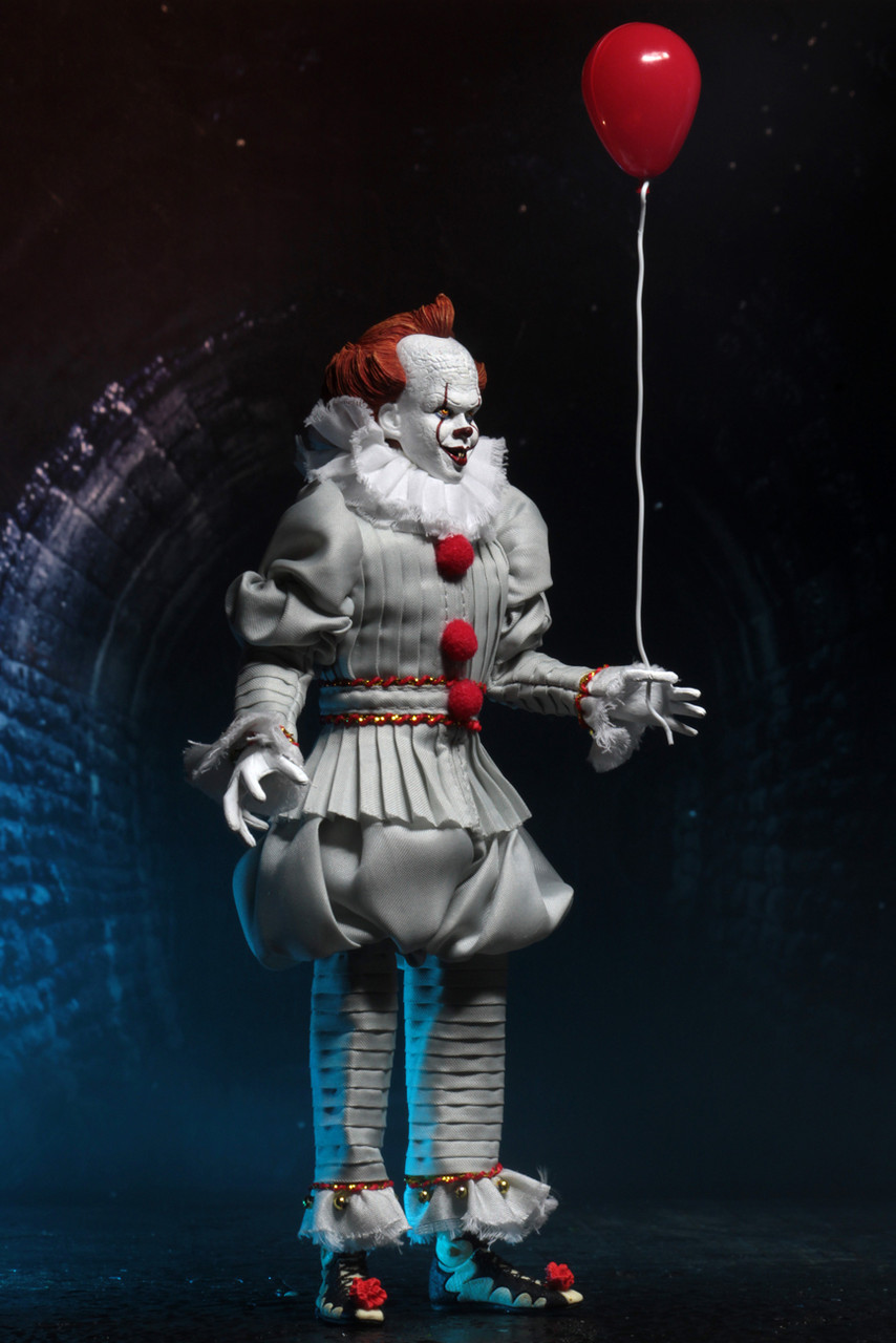 Figures Sales Store -Figures Sales Store IT 2017 Pennywise 8 Inch Clothed Action Figure 5 39103